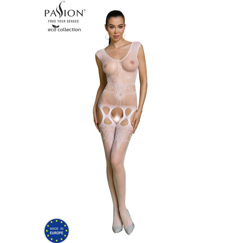 PASSION - ECO COLLECTION BODYSTOCKING ECO BS014 BLANCO-PASSION WOMAN BODYSTOCKINGS (Dreamlove) EAN: 5908305968450