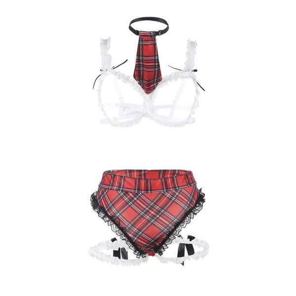 SUBBLIME - DISFRAZ DE COLEGIALA SEXY CON SUJETADOR L/XL-SUBBLIME COSTUMES (Dreamlove) EAN: 8435565944988 - Imagen 5