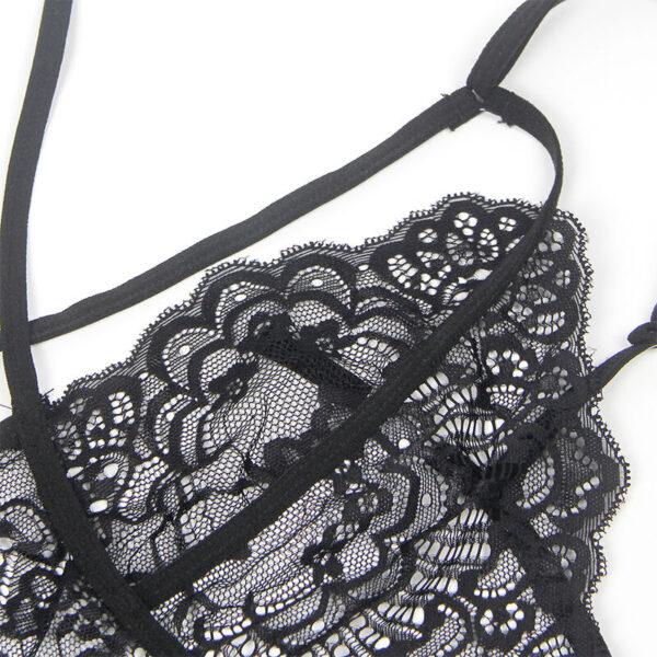 SUBBLIME - DISFRAZ POLICIA BODY ENCAJE NEGRO S/M-SUBBLIME COSTUMES (Dreamlove) EAN: 8435565945435 - Imagen 9