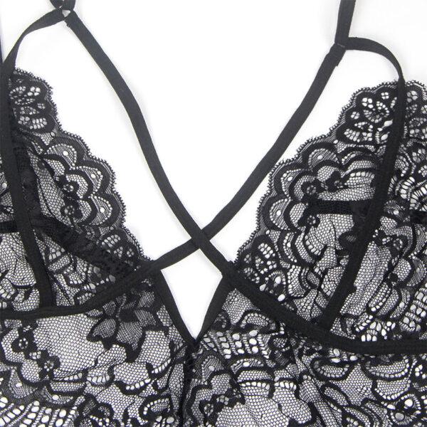 SUBBLIME - DISFRAZ POLICIA BODY ENCAJE NEGRO S/M-SUBBLIME COSTUMES (Dreamlove) EAN: 8435565945435 - Imagen 8
