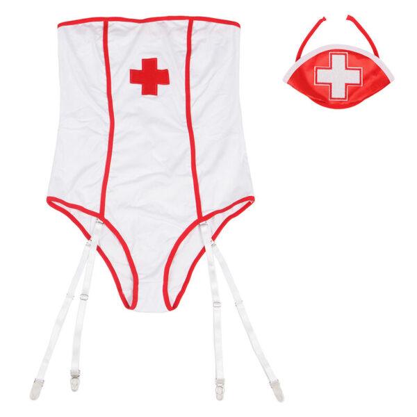 SUBBLIME - DISFRAZ ENFERMERA SEXY CON TEDDY S/M-SUBBLIME COSTUMES (Dreamlove) EAN: 8435565950477 - Imagen 6