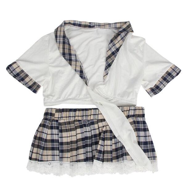 SUBBLIME - DISFRAZ DE COLEGIALA SEXY TOP Y FALDA S/M-SUBBLIME COSTUMES (Dreamlove) EAN: 8435565950491 - Imagen 6