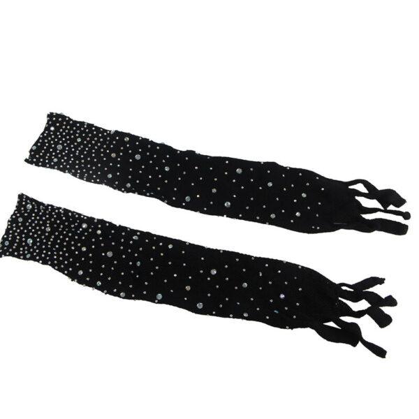 SUBBLIME - 952174 BODYSTOCKING DE REJILLA CON GUANTES Y DIAMANTES NEGRO TALLA ÚNICA-SUBBLIME BODYSTOCKINGS (Dreamlove) EAN: 8435565952174 - Imagen 5