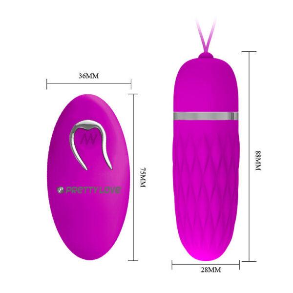 PRETTY LOVE - FLIRTATION HUEVO VIBRADOR DAWN-PRETTY LOVE (Dreamlove) EAN: 8435565920715 - Imagen 6