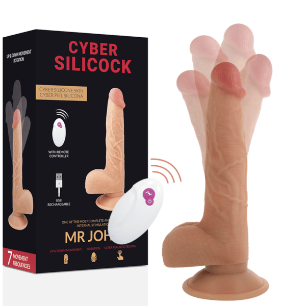 CYBER SILICOCK - REALISTICO CONTROL REMOTO MR JOHN 23.88 CM -O- 4.3 CM-CYBER SILICOCK (Dreamlove) EAN: 8425402157855 - Imagen 4