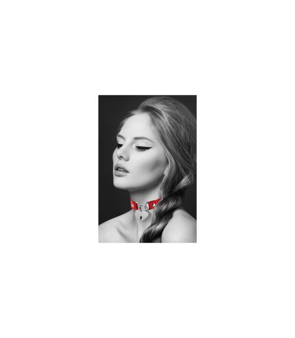 COLLAR CANDADO CORAZÓN ROJO-BIJOUX POUR TOI (Saint Sual) EAN: 3479222011892