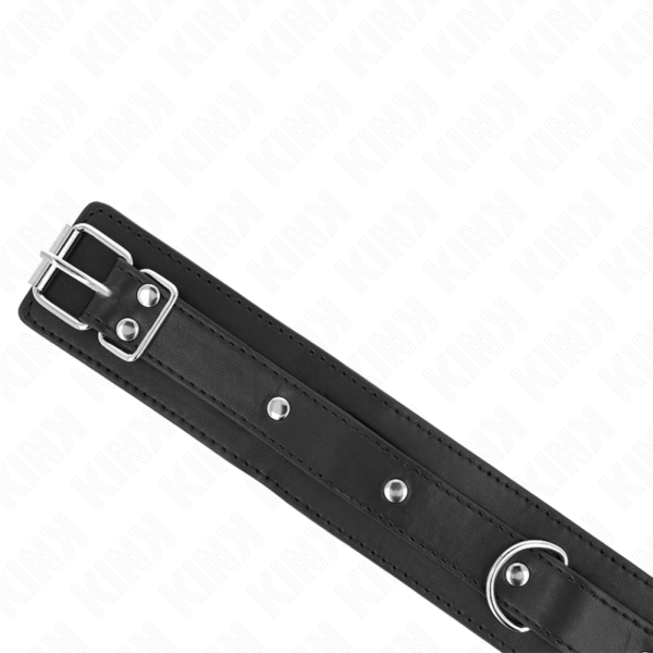 KINK - COLLAR CON CORREA 65 CM 1 ANILLO AJUSTABLE 38-49 CM X 5 CM-KINK COLLAR & GAG (Dreamlove) EAN: 8435565941437 - Imagen 5