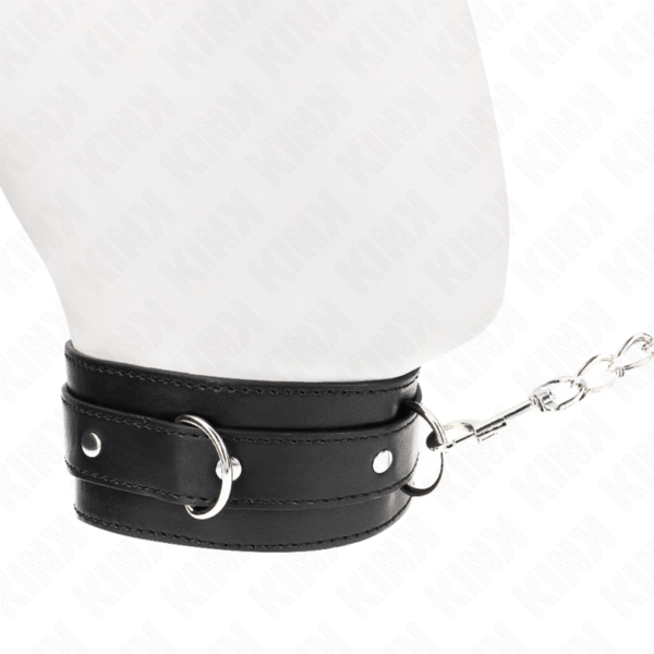 KINK - COLLAR CON CORREA 65 CM NEGRO 54 X 4.5 CM-KINK COLLAR & GAG (Dreamlove) EAN: 8435565941420 - Imagen 3