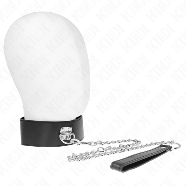 KINK - COLLAR CON CORREA 65 CM MODELO BÁSICO MODELO 2-KINK COLLAR & GAG (Dreamlove) EAN: 8435565941628 - Imagen 2