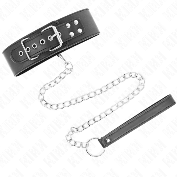 KINK - COLLAR CON CORREA 65 CM MODELO BÁSICO MODELO 2-KINK COLLAR & GAG (Dreamlove) EAN: 8435565941628 - Imagen 4