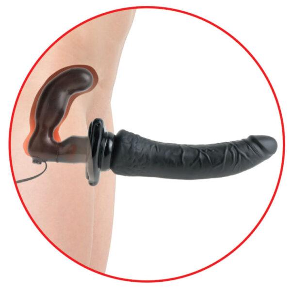 FETISH FANTASY SERIES - SERIES DELUXE ARNÉS VIBRADOR PENETRIS NEGRO-FETISH FANTASY SERIES (Dreamlove) EAN: 603912360202 - Imagen 4