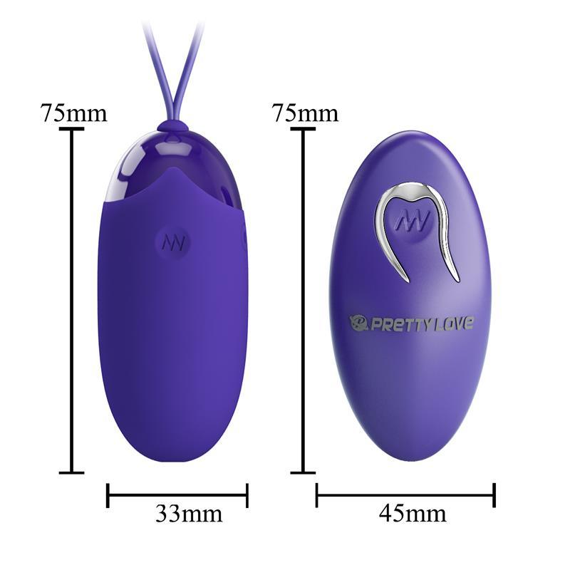 Berger-Youth Huevo Vibrador con Control Remoto-PRETTYLOVE (LoveCherry) EAN: 6959532328578.0 - Imagen 6