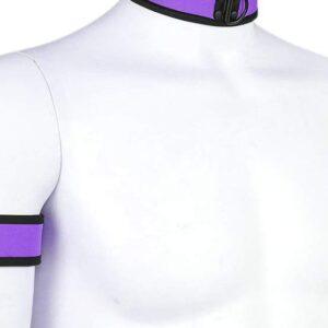 Brazaletes de neopreno morados