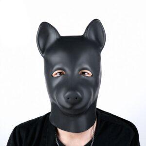 Sweety Bear Pasamontañas de látex negro-Kinky Puppy (Fun Distri) EAN: 3662811615148
