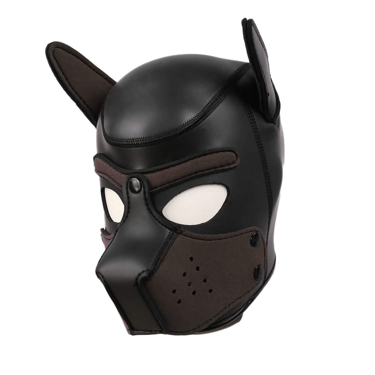 Neoprene Puppy Hoods COFFEE-Kinky Puppy (Fun Distri) EAN: 4250608886513 - Imagen 2