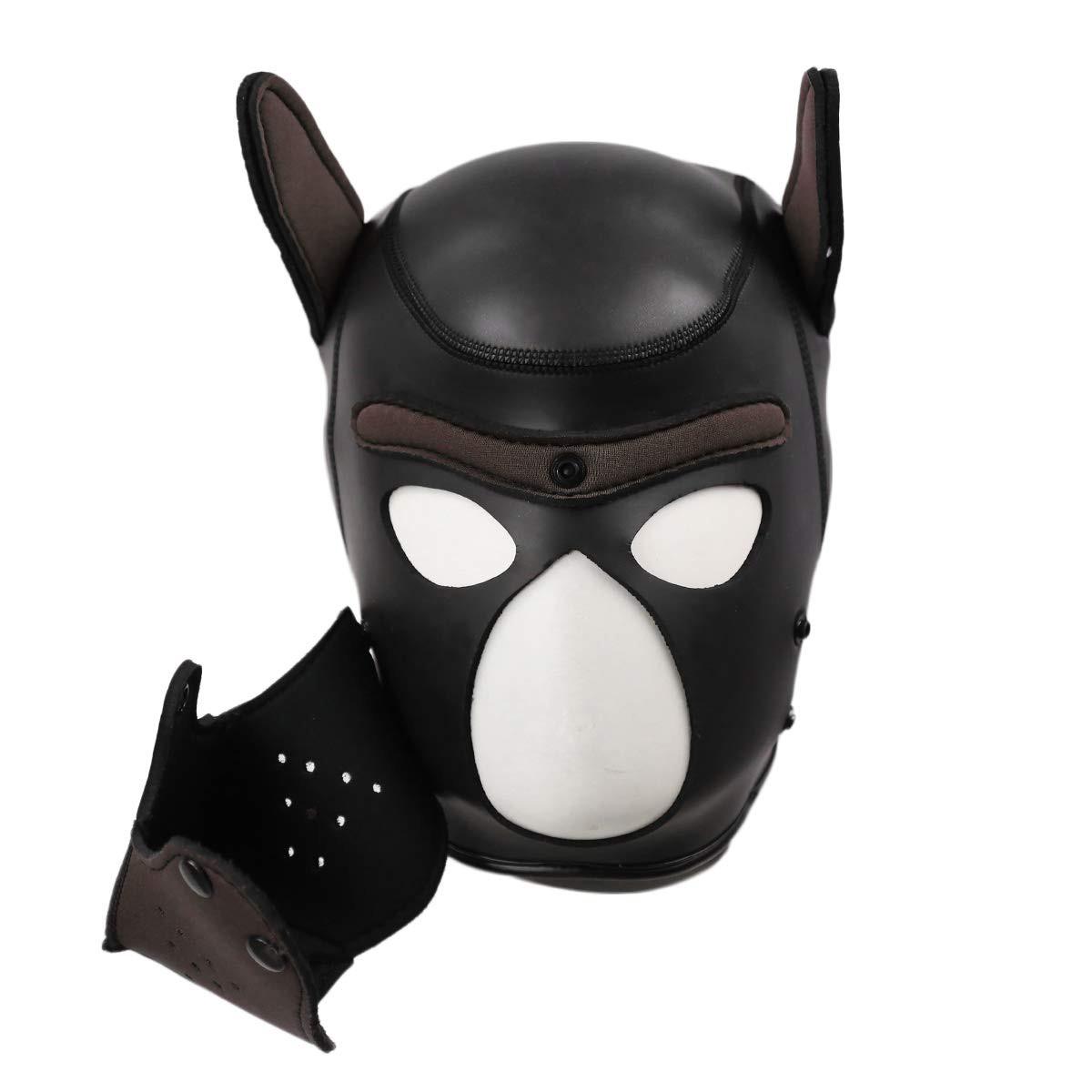 Neoprene Puppy Hoods COFFEE-Kinky Puppy (Fun Distri) EAN: 4250608886513 - Imagen 3