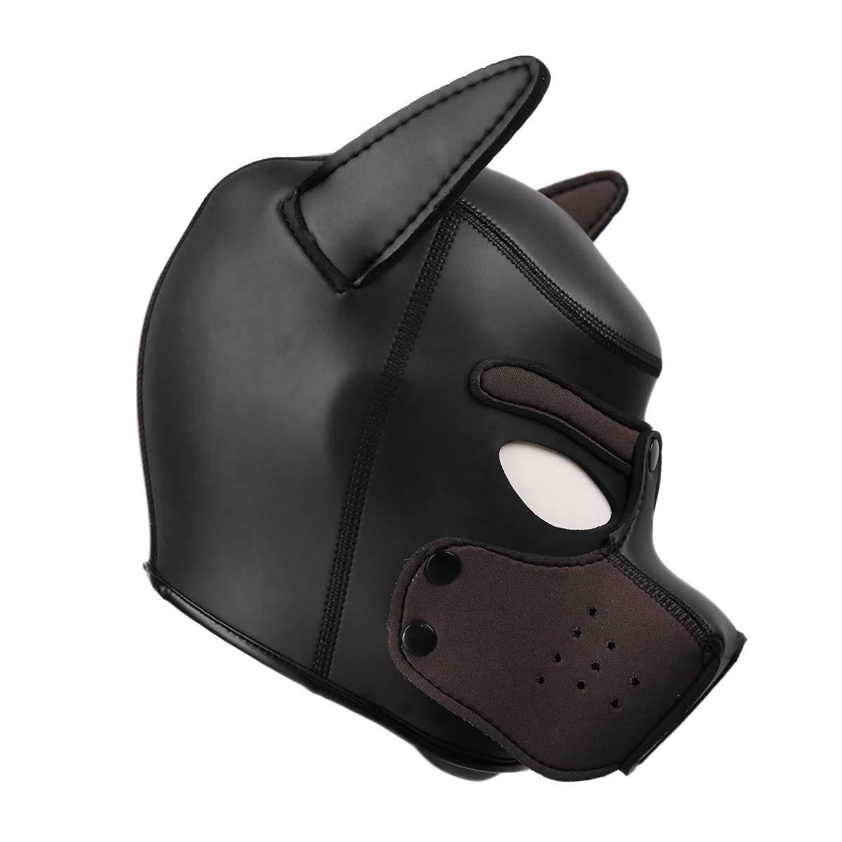 Neoprene Puppy Hoods COFFEE-Kinky Puppy (Fun Distri) EAN: 4250608886513 - Imagen 4