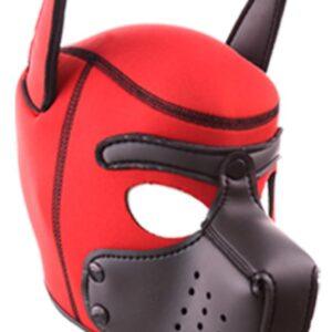 PUPPY Capucha de neopreno rojo-negro-Kinky Puppy (Fun Distri) EAN: 4250608890923