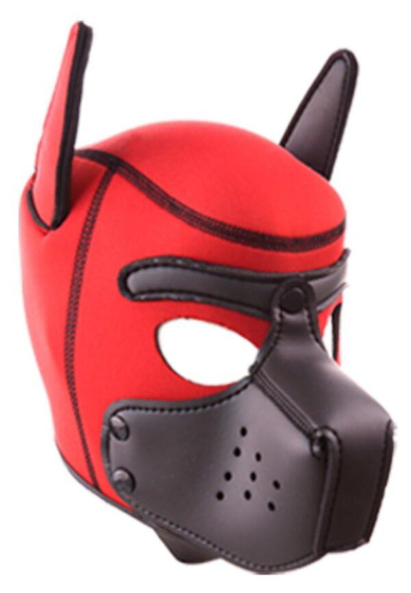 PUPPY Capucha de neopreno rojo-negro-Kinky Puppy (Fun Distri) EAN: 4250608890923