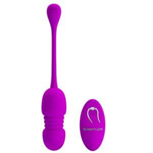 Callieri Huevo Vibrador con Thrusting y Control Remoto-PRETTYLOVE (LoveCherry) EAN: 6959532333787.0