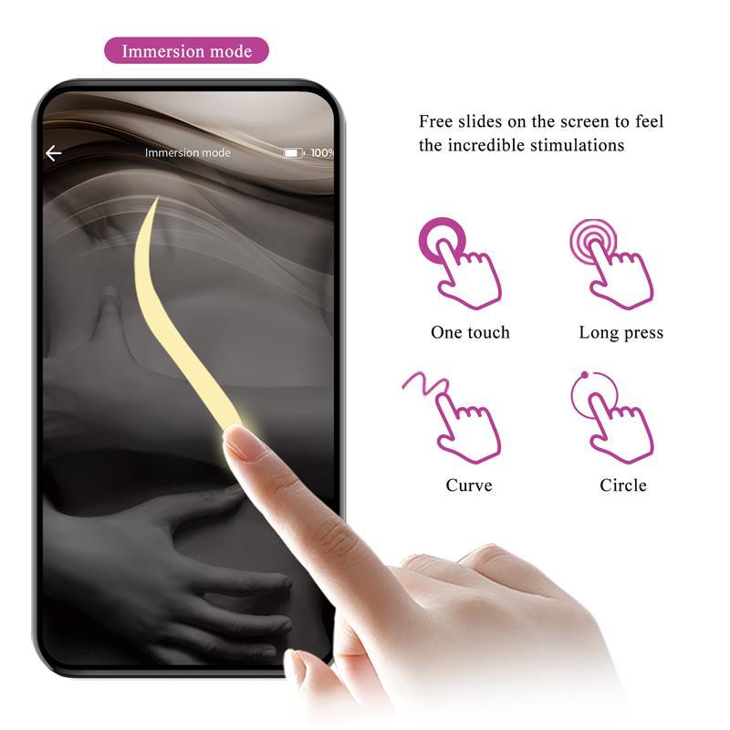 Catalina Huevo Vibrador con APP Púrpura-PRETTYLOVE (LoveCherry) EAN: 6959532335620 - Imagen 13