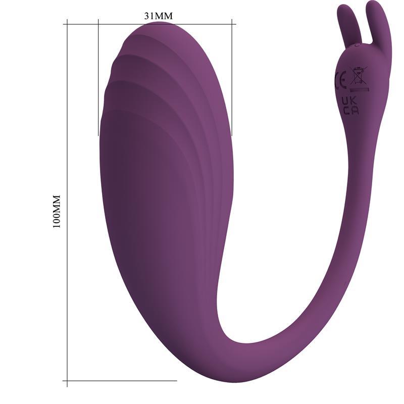 Catalina Huevo Vibrador con APP Púrpura-PRETTYLOVE (LoveCherry) EAN: 6959532335620 - Imagen 20