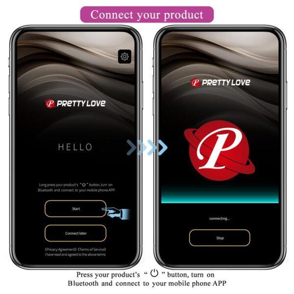 Catalina Huevo Vibrador con APP Rosa-PRETTYLOVE (LoveCherry) EAN: 6959532333954 - Imagen 10