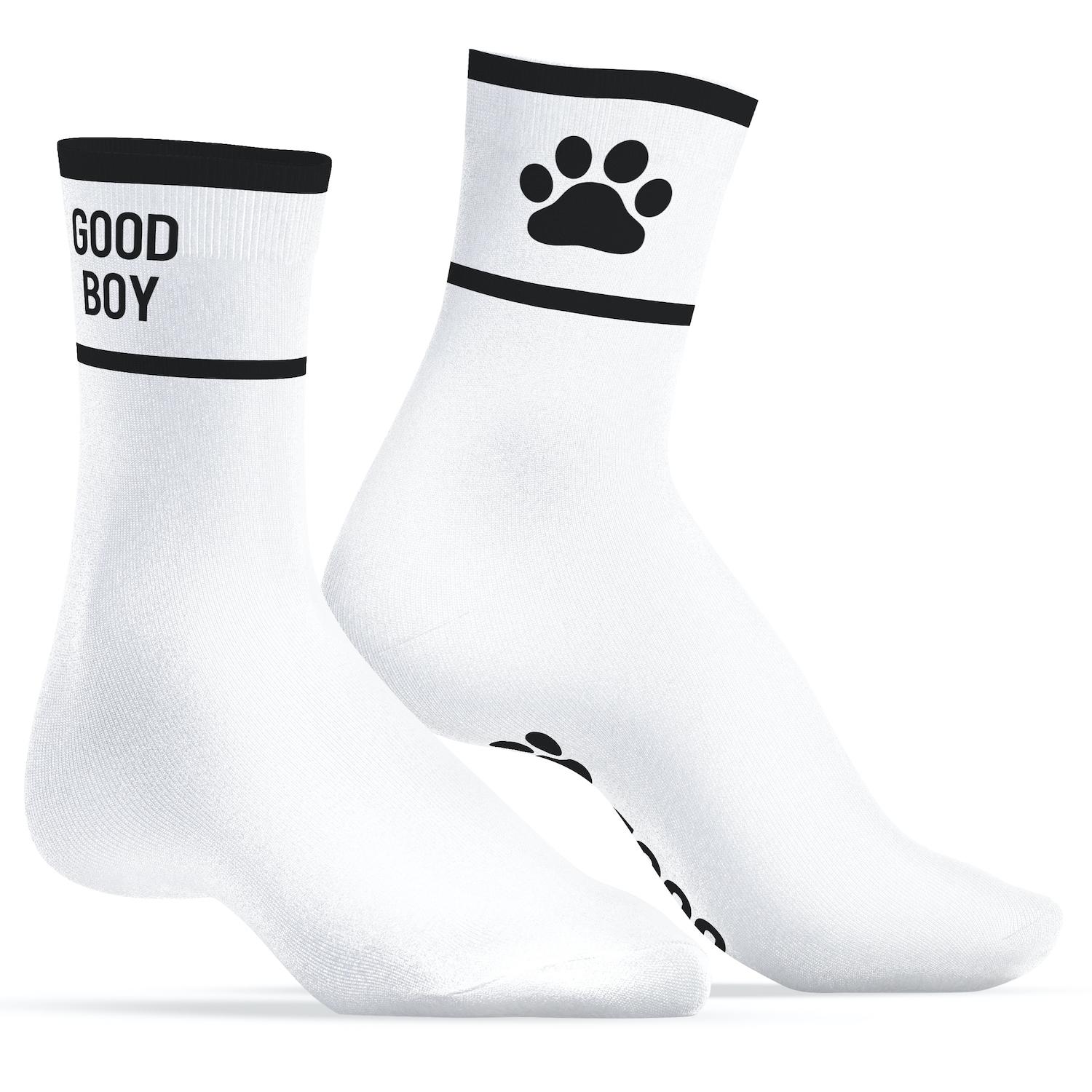Calcetines Good Boy Blanco-Negro-Kinky Puppy Socks (Fun Distri) EAN: 3662811353651