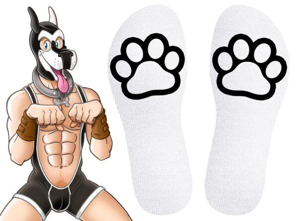 Calcetines blancos Paw Kinky Puppy-Kinky Puppy Socks (Fun Distri) EAN: 3662811656585 - Imagen 3