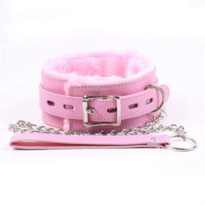 Collar con Correa Rosa Pastel-LATETOBED BDSM LINE (LoveCherry) EAN: 8436615000487.0