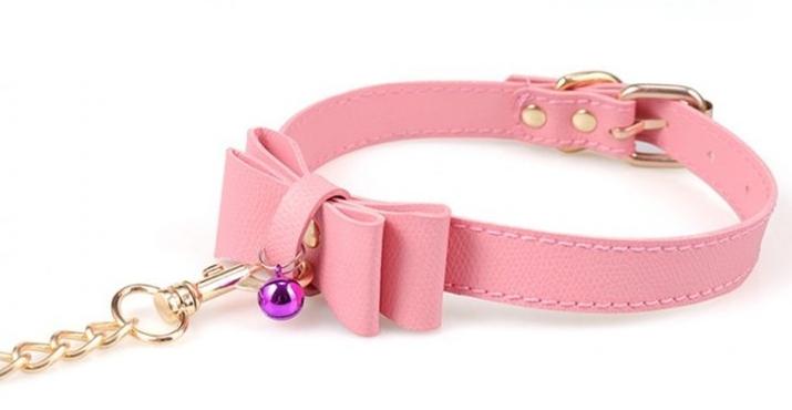 Collar de lazo rosa - Imagen 3