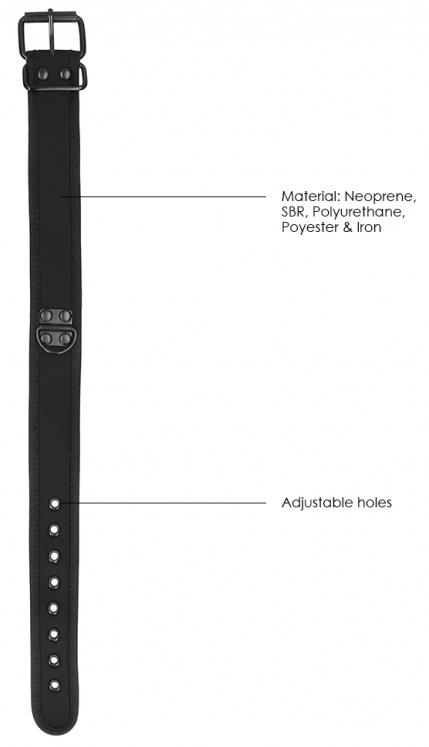 Collar de neopreno Ouch Puppy Negro - Imagen 5