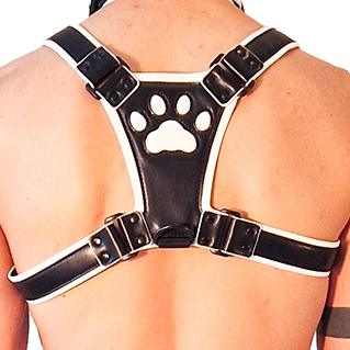 Arnés para cachorros Negro-Blanco - Imagen 2