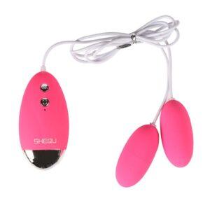 Huevo Vibrador Doble Silicona Yuesi-SHEQU (LoveCherry) EAN: 6930438703218