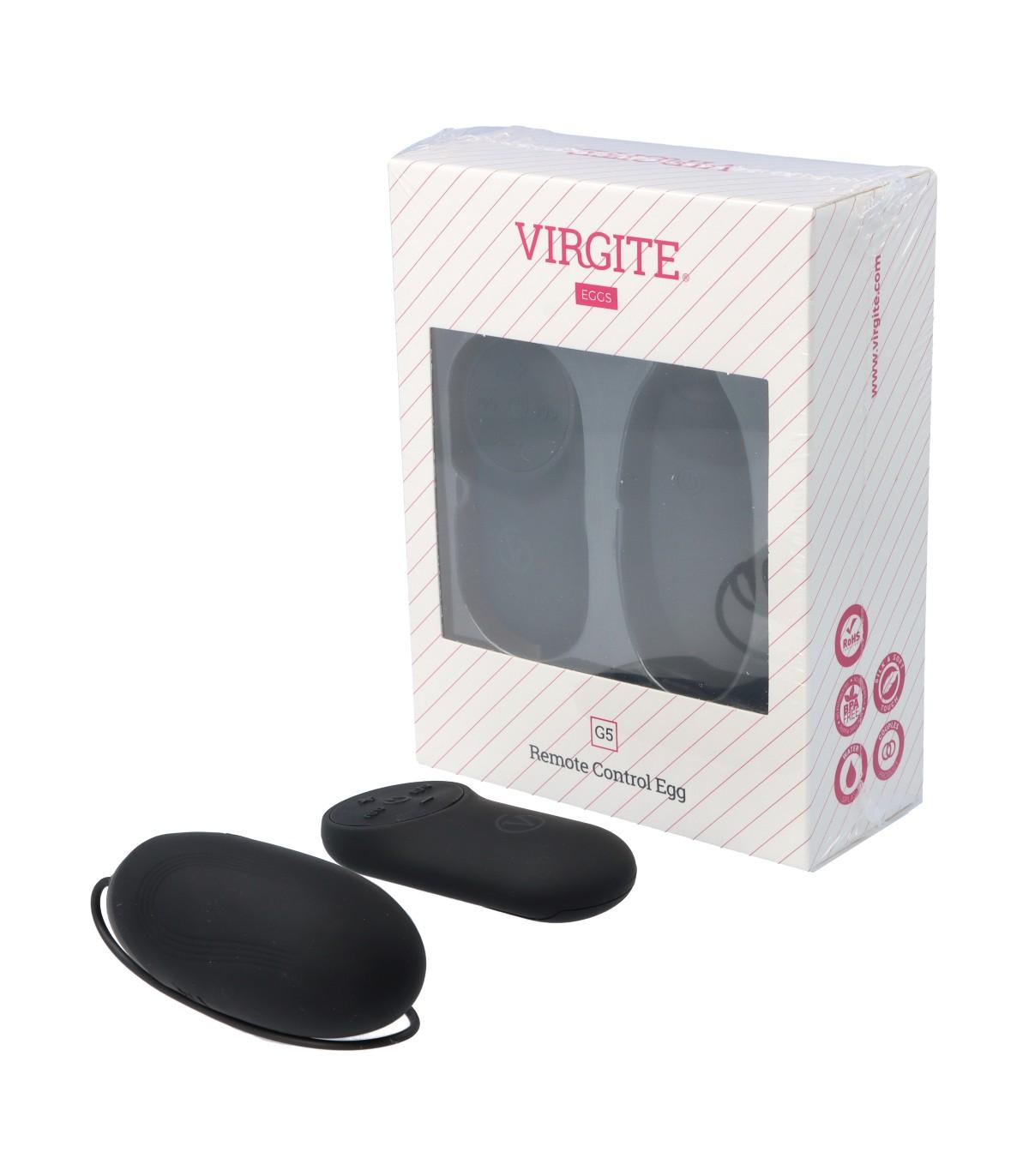HUEVO VIBRADOR G5 RECARGABLE NEGRO - Imagen 2