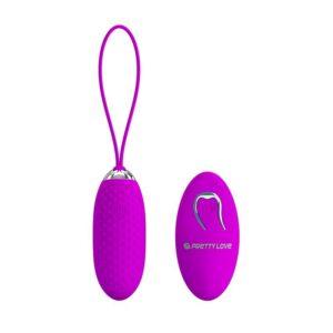 Huevo Vibrador Joanna USB Purpura-PRETTYLOVE (LoveCherry) EAN: 6959532318296.0