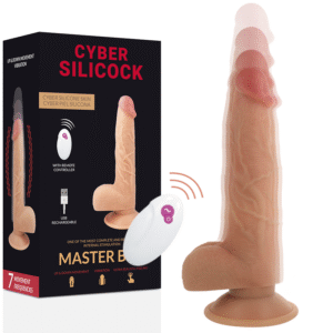 CYBER SILICOCK - REALÍSTICO CONTROL REMOTO MASTER BEN 23.88 CM -O- 4.3 CM-CYBER SILICOCK (Dreamlove) EAN: 8425402157831