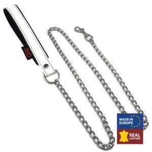 Correa con empuñadura de cuero 1m Blanco-The Red (Fun Distri) EAN: 3701019811515