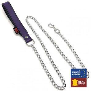 Correa con asa de cuero 1m Morado-The Red (Fun Distri) EAN: 3701019811539