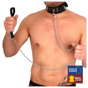 Correa de cuero negro para perros-The Red (Fun Distri) EAN: 3701019810433