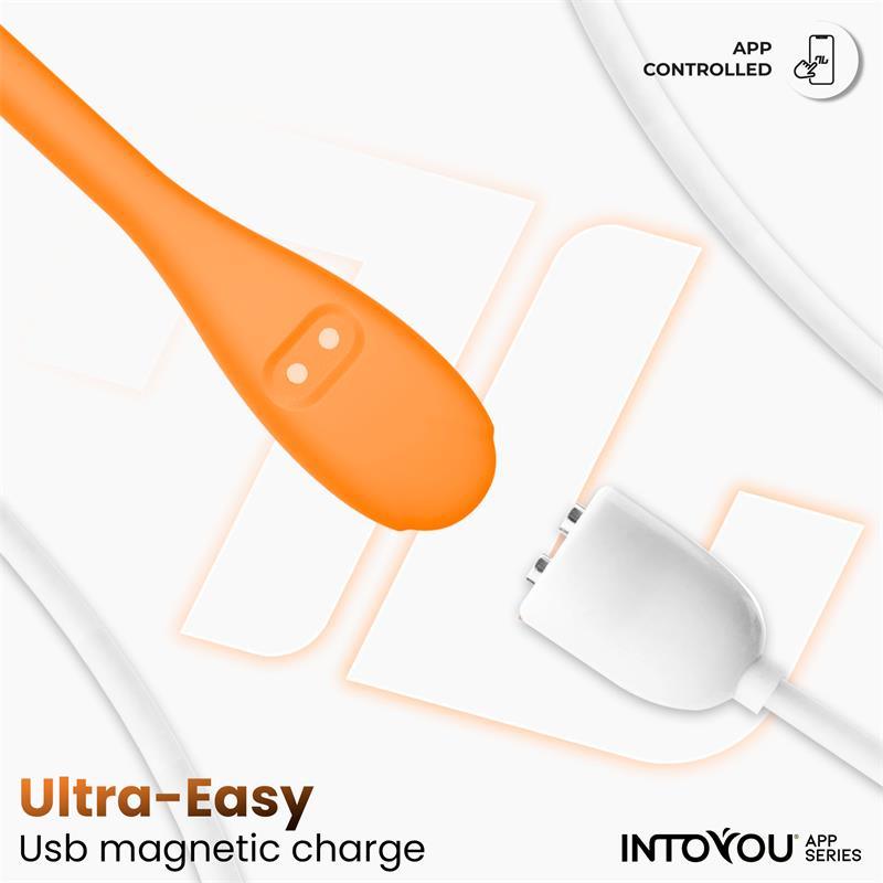 Logan Huevo Vibrador con APP Silicona Unibody Naranja-INTOYOU APP SERIES (LoveCherry) EAN: 8436615005550.0 - Imagen 8