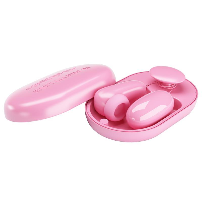 Magic Box Huevo Vibrador y Estimulador con Tapping-PRETTYLOVE (LoveCherry) EAN: 6959532329650.0 - Imagen 4