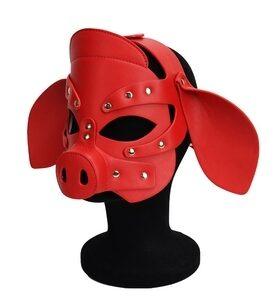 Máscara Pig Grox Rojo-Kinky Puppy (Fun Distri) EAN: 3662811535927