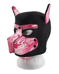 Cachorro Perro Neopreno Sobre Mascara Negro-Camuflaje Rosa-Kinky Puppy (Fun Distri) EAN: 3662811535866