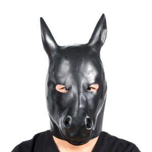 Máscara Cabeza de Caballo Negra-Kinky Puppy (Fun Distri) EAN: 3662811615155