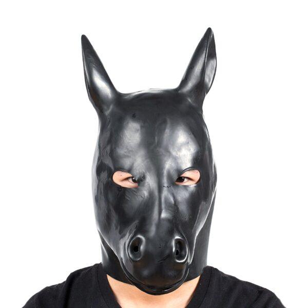 Máscara Cabeza de Caballo Negra-Kinky Puppy (Fun Distri) EAN: 3662811615155