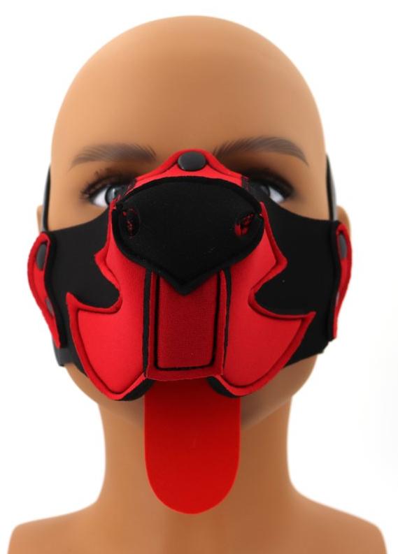 Bozal Muz Puppy Negro-Rojo - Imagen 2