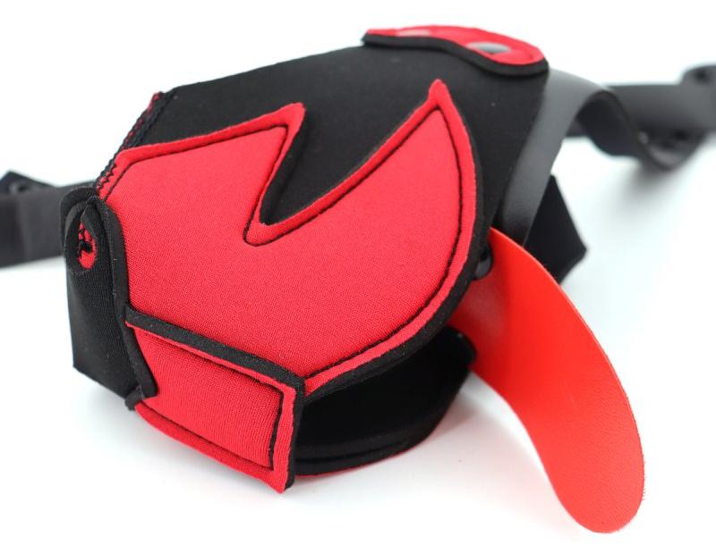 Bozal Muz Puppy Negro-Rojo - Imagen 4