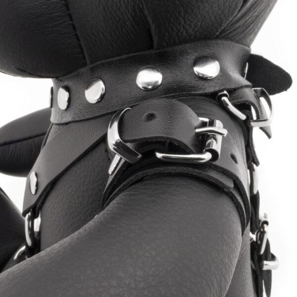 Oso de cuero Bendy El Bdsm Teddy Bear Negro - Imagen 3