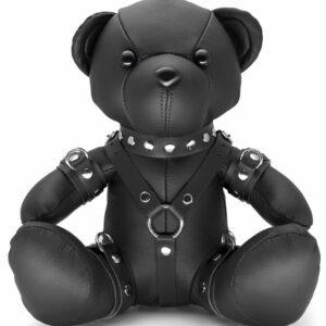 Oso de cuero Bendy El Bdsm Teddy Bear Negro